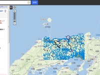ホンダ、鳥取の大雪で「通行可能な道路」情報提供…Yahoo!地図にインターナビ通行実績を公開 画像