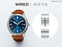 電子決済が可能なウェアラブル「wena wrist」に「WIRED」とのコラボモデルが登場 画像