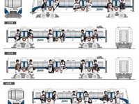 札幌市営地下鉄の2017シーズン「ファイターズ号」が4月1日から運行…新たに高梨選手などが登場 画像