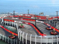 中国のクルーズ船、船上にゴーカート…フェラーリと提携 画像