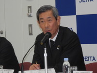 JEITA長榮会長「世界の中で日本のシェアを上げていきたい」…電子情報産業の世界生産見通し 画像
