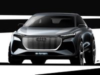 アウディが次なる電動SUVコンセプト、『Q4 e-tron』…ジュネーブモーターショー2019で発表へ 画像