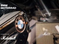 BMWがマーシャルと提携、二輪車向け新サウンドシステム共同開発　7月29日発表 画像