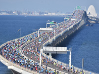 東京湾上を駆ける「アクアラインマラソン2024」、3月22日にランナー募集開始 画像