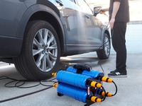 「水シミZERO」の純水洗車の利便性向上、交換用フィルタータンク発売…サンコー 画像