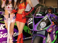 【東京モーターサイクルショー11】エヴァンゲリオンレーシングが出展…アニメフェアにも 画像