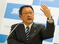 自工会豊田会長「日本企業、日本人の底力を見せるべき年」 画像