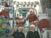 宇宙飛行士のクリスマス…無重力でパーティー［動画］ 画像