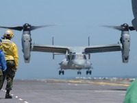 アメリカ海兵隊がターボプロップ航空機、MV-22 オスプレイを紹介 画像