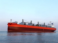 川崎重工の中国子会社、58型ばら積運搬船をダイヤモンド・スター・シッピングに引き渡し 画像