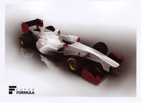 スーパーフォーミュラ2014年型ニューマシン、SF14のイメージイラストを公開 画像