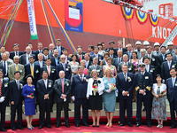 日本郵船、最新式シャトルタンカー2隻の命名式を開催、北海海域の原油輸送に従事 画像