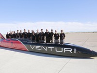 電気自動車の世界最速600km/hに挑戦、ベンチュリ VBB-3 初公開 画像