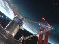 宇宙ステーション補給機「シグナス」が国際宇宙ステーションとのドッキングに成功 画像