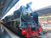 タイ国鉄の蒸気機関車、バンコク～アユタヤ間で運行…日本製パシフィック 画像