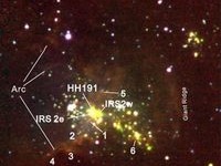 国立天文台と山口大、大質量星形成領域のメタノールメーザガス固有運動の計測に成功 画像