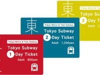 東京メトロと都営地下鉄、旅行者向けのフリー切符発売 画像