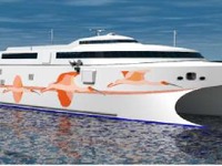 佐渡汽船、新造高速カーフェリーの船名を「あかね」に決定…2015年春に就航 画像