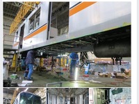 熊本電鉄、01形の改造工事の様子を公開…「青ガエル」の後継車 画像