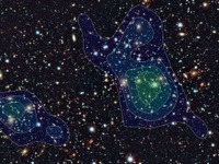 すばる望遠鏡で暗黒物質の分布図の作成に成功 画像