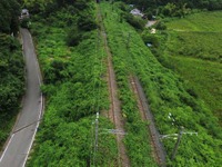 JR東日本、常磐線の帰還困難区域で除染試験を実施 画像
