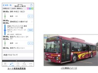 ナビタイム、対応バス路線に庄内交通 加越能バス 京成トランジットバスを追加 画像
