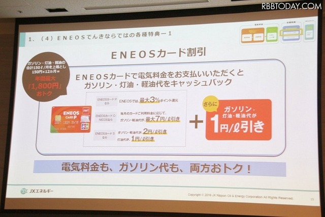 「ENEOSでんき」ならではの特典も用意