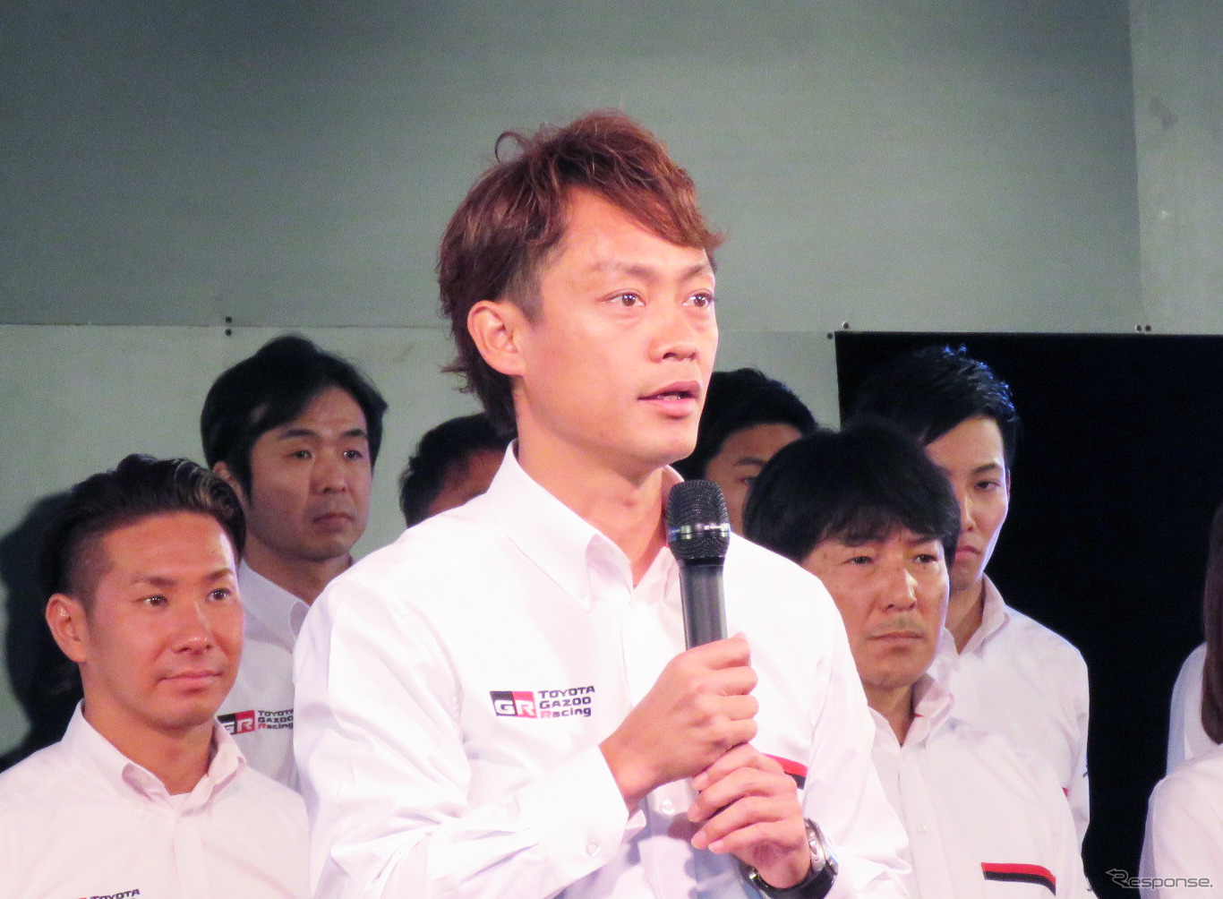 GT500からの引退を発表する脇阪寿一選手