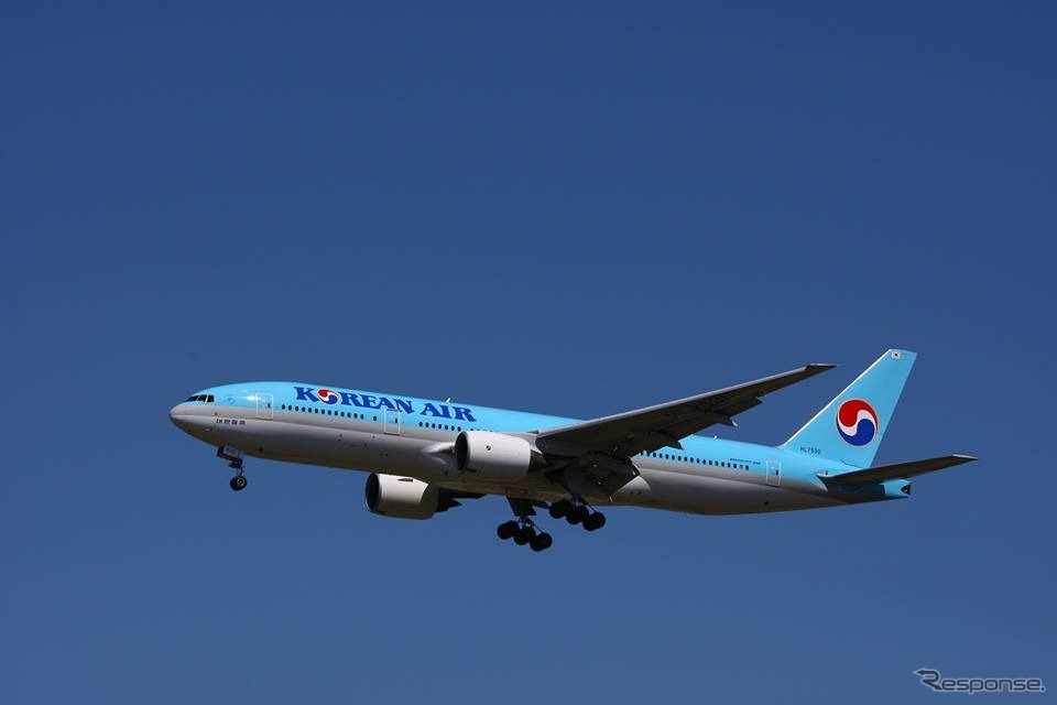大韓航空機