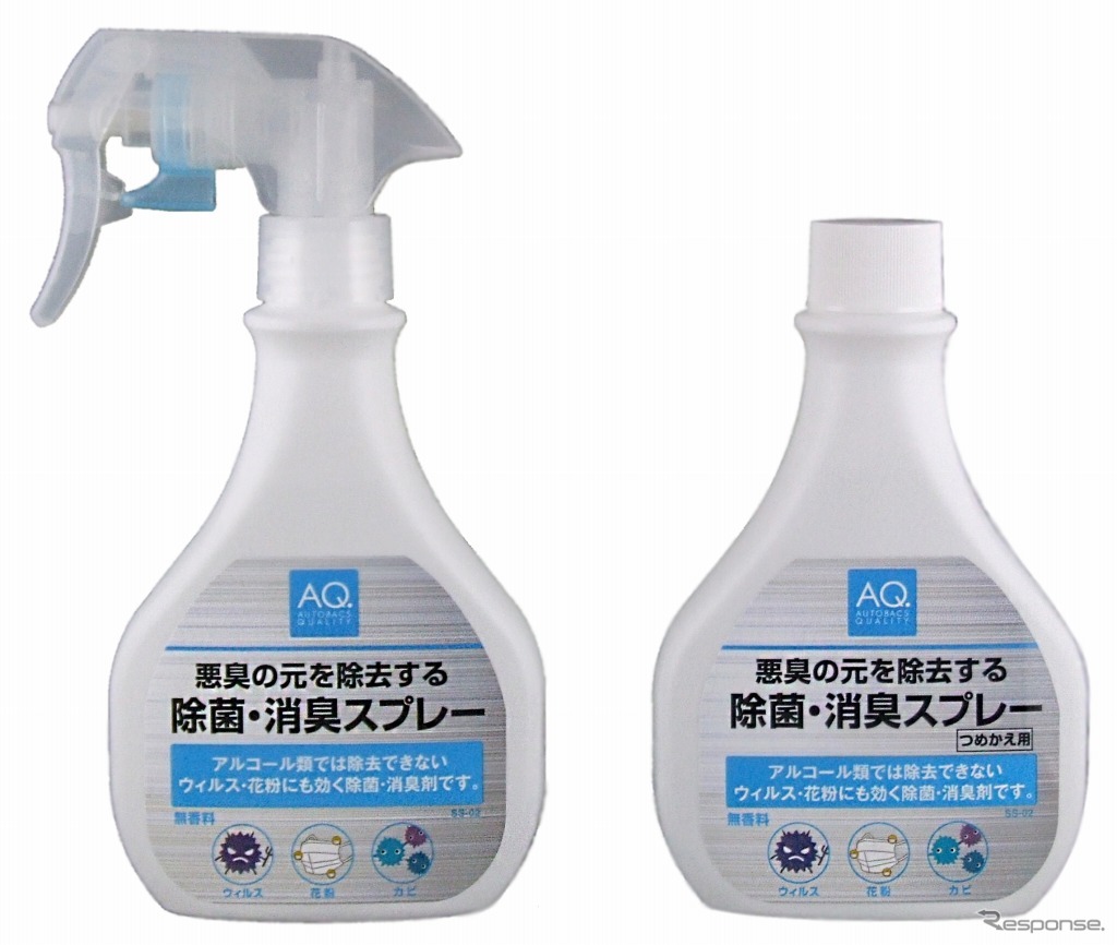AQ.悪臭の元を除去する除菌・消臭スプレー