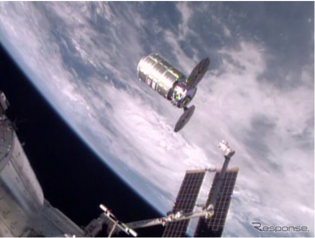 ISSから離脱したシグナス補給船運用4号機