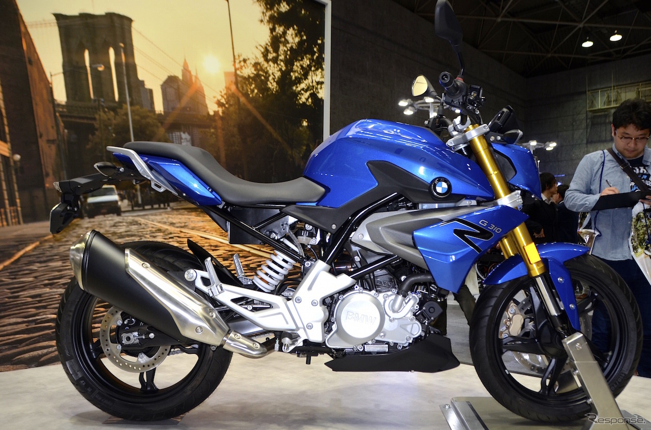 4ストローク単気筒313ccエンジンを搭載するBMW Motorrad G310R。