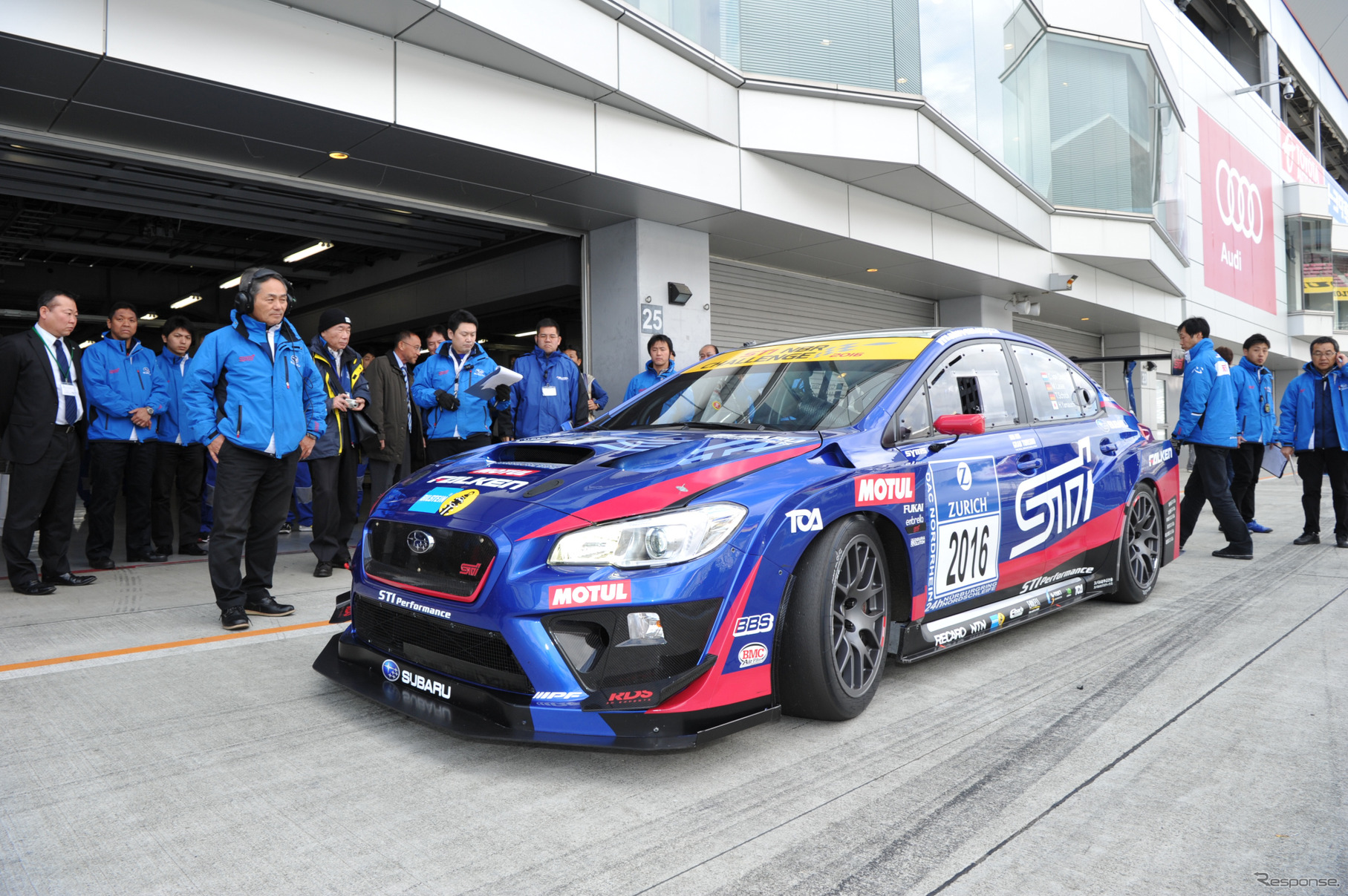 2016ニュルブルクリンク24時間に向けたスバル『WRX STI』のシェイクダウンテスト