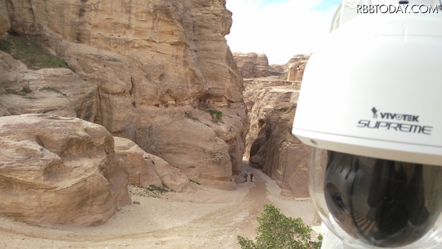 ヨルダンの世界遺産・ペトラ遺跡を保護するための監視システムとして採用された、台湾VIVOTEKの監視カメラソリューション（画像はプレスリリースより）