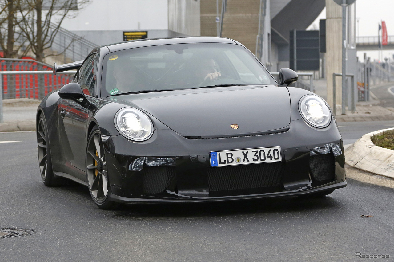 ポルシェ911 GT3スクープ写真