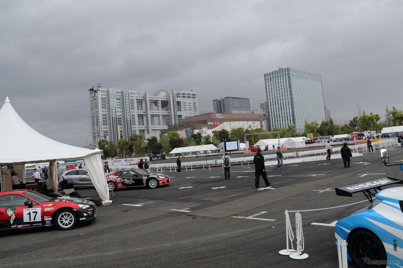 モータースポーツジャパン2016は強風のため2日目は中止に