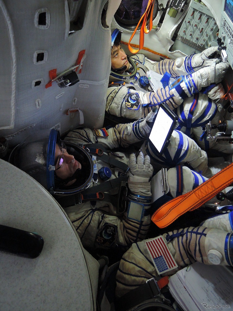 ソユーズ宇宙船の最終訓練