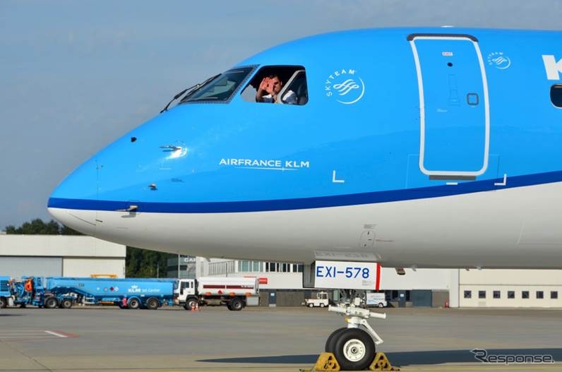 KLMオランダ航空のエンブラエルE175