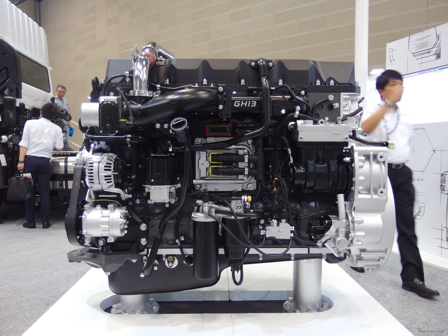 UDトラックスGH13型エンジン（ジャパントラックショー16）