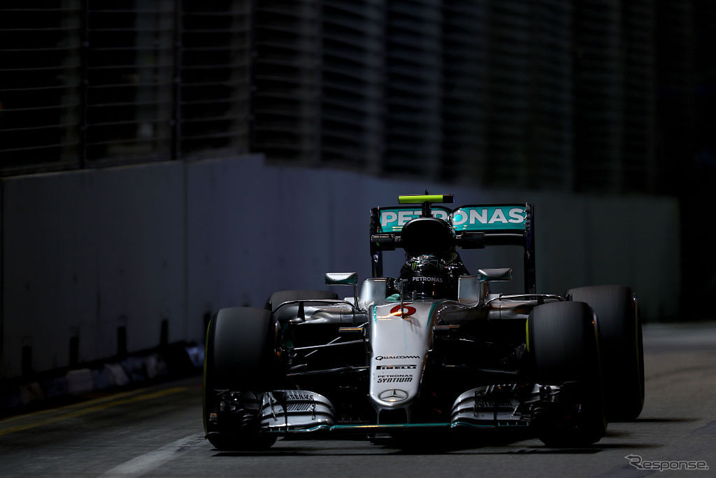 【F1シンガポールGP】フリー走行はロズベルグが最速タイム、レッドブル勢も好調