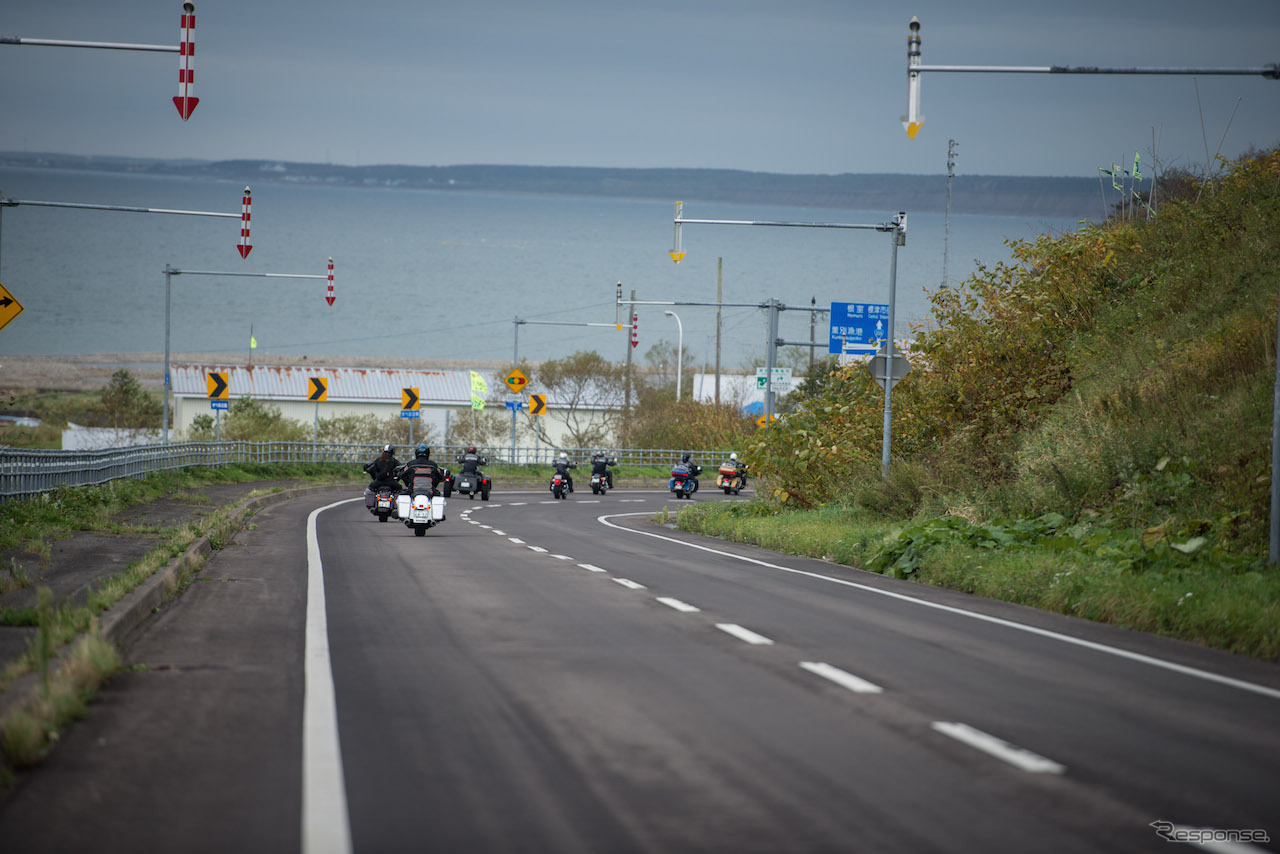 2日間にて600km超をライディングしたHDJのメディアツアー。