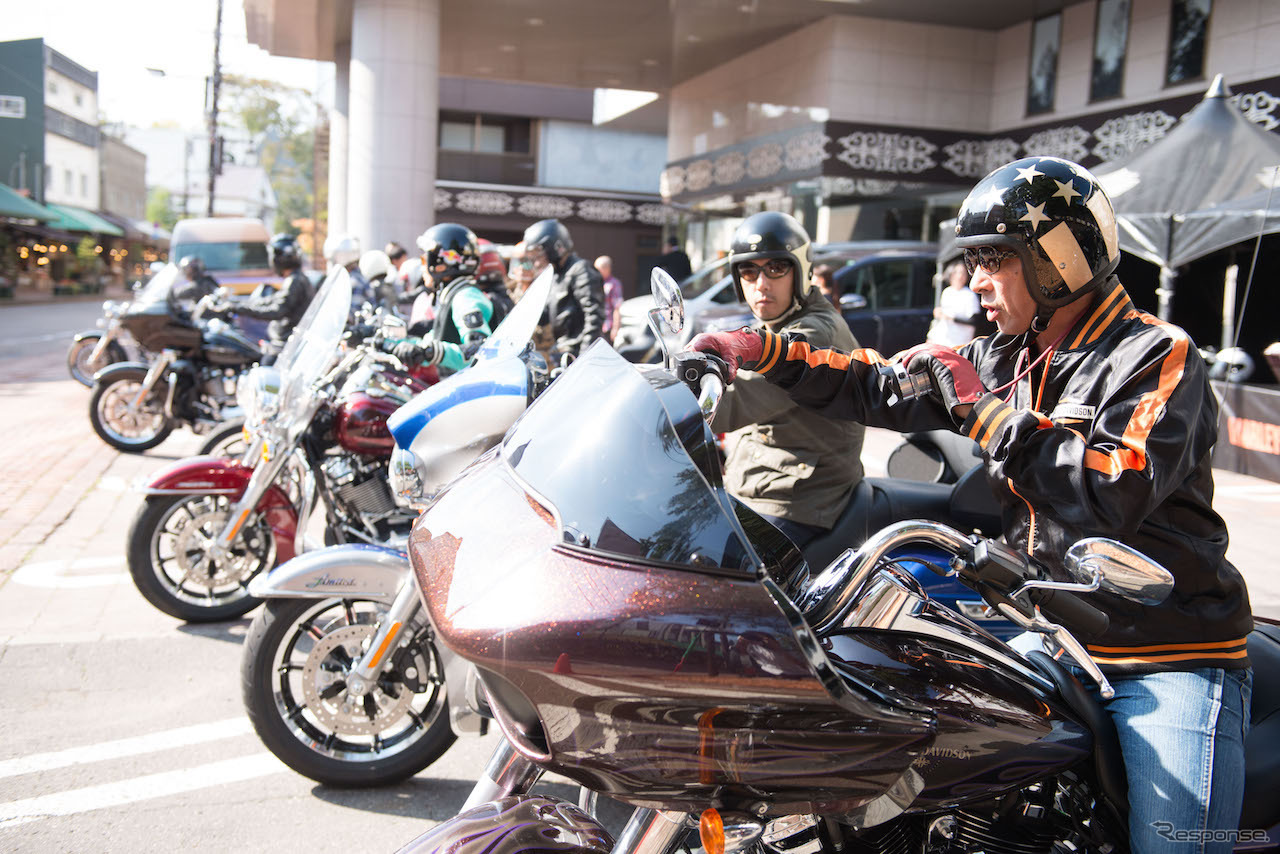 2日間にて600km超をライディングしたHDJのメディアツアー。