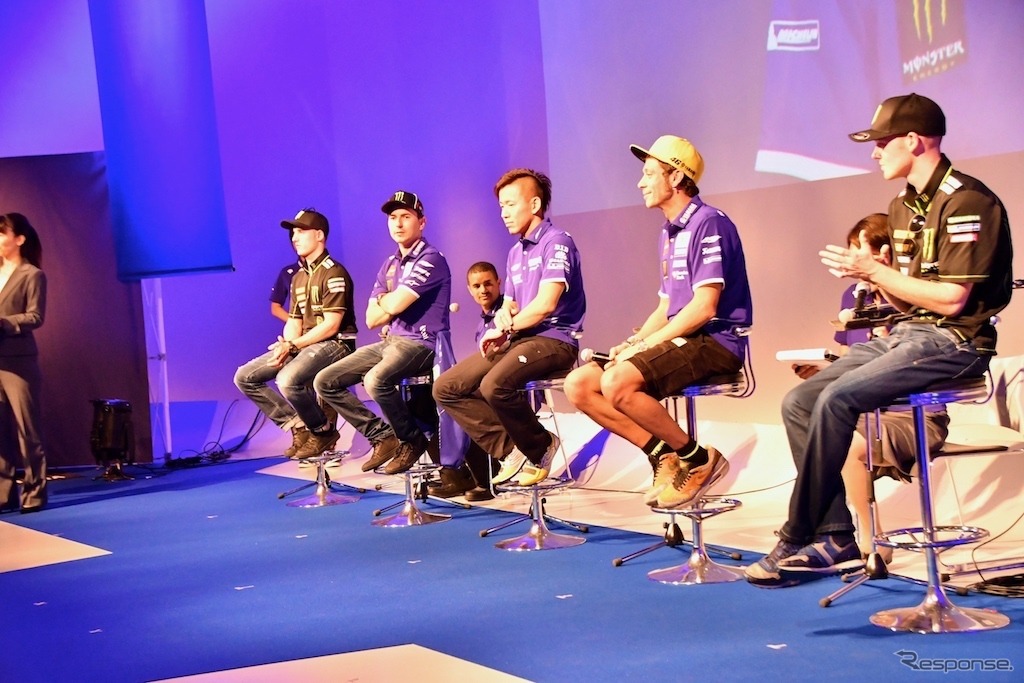 ヤマハのMotoGPライダーが一堂に集まったYAMAHA MotoGP FAN MEETING 2016。