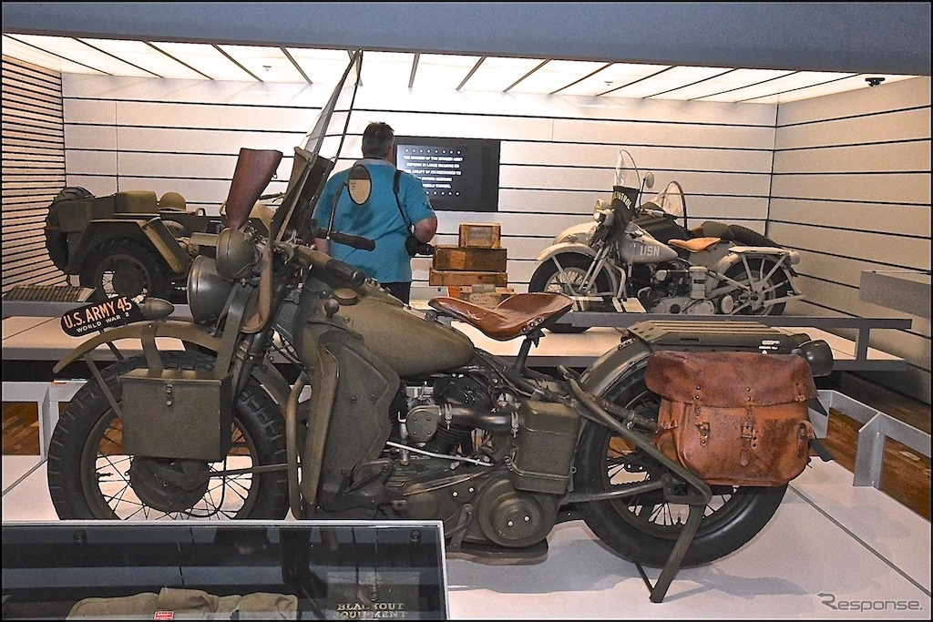 現在もマニアが多い軍用モデル。H-Dミュージアムで見ることができる。