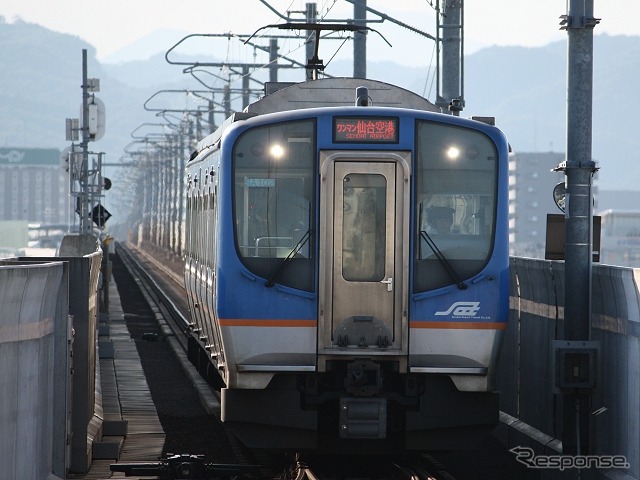 仙台空港アクセス線は10年前の2007年3月18日に運行を開始した。