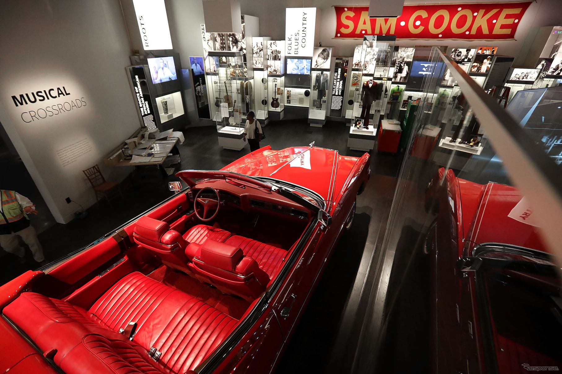 ベリーがスミソニアン博物館に寄贈した1973年型キャデラック・エルドラド。