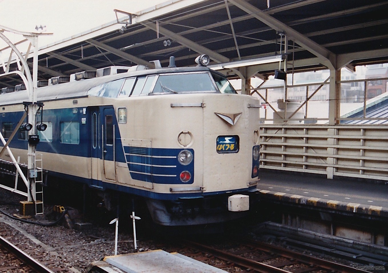 1989年8月30日、上野駅、上り「はくつる」