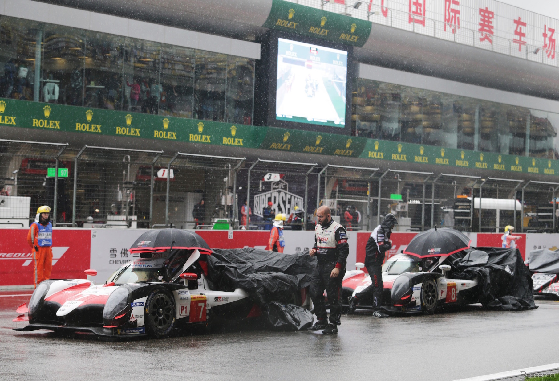 WEC上海戦は雨に翻弄される展開となった。