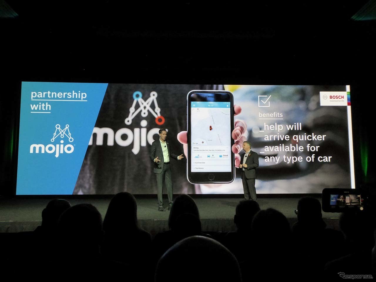 カナダのプラットフォームプロバイダー「Mojio」社との提携によって、コネクテッドカー向け統合IoTプラットフォームについても言及した