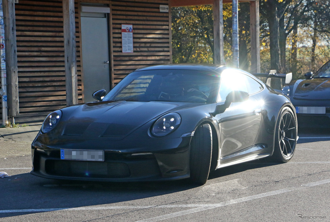 ポルシェ 911 GT3 次期型プロトタイプ（スクープ写真）